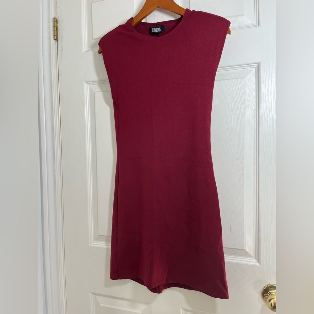 Reformation Wine Red Sleeveless Mini Dress - Picture 1 of 9